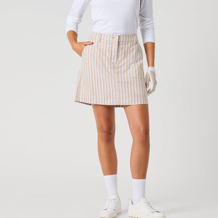 Daily Sports Stripe 20" Bark Long Skort