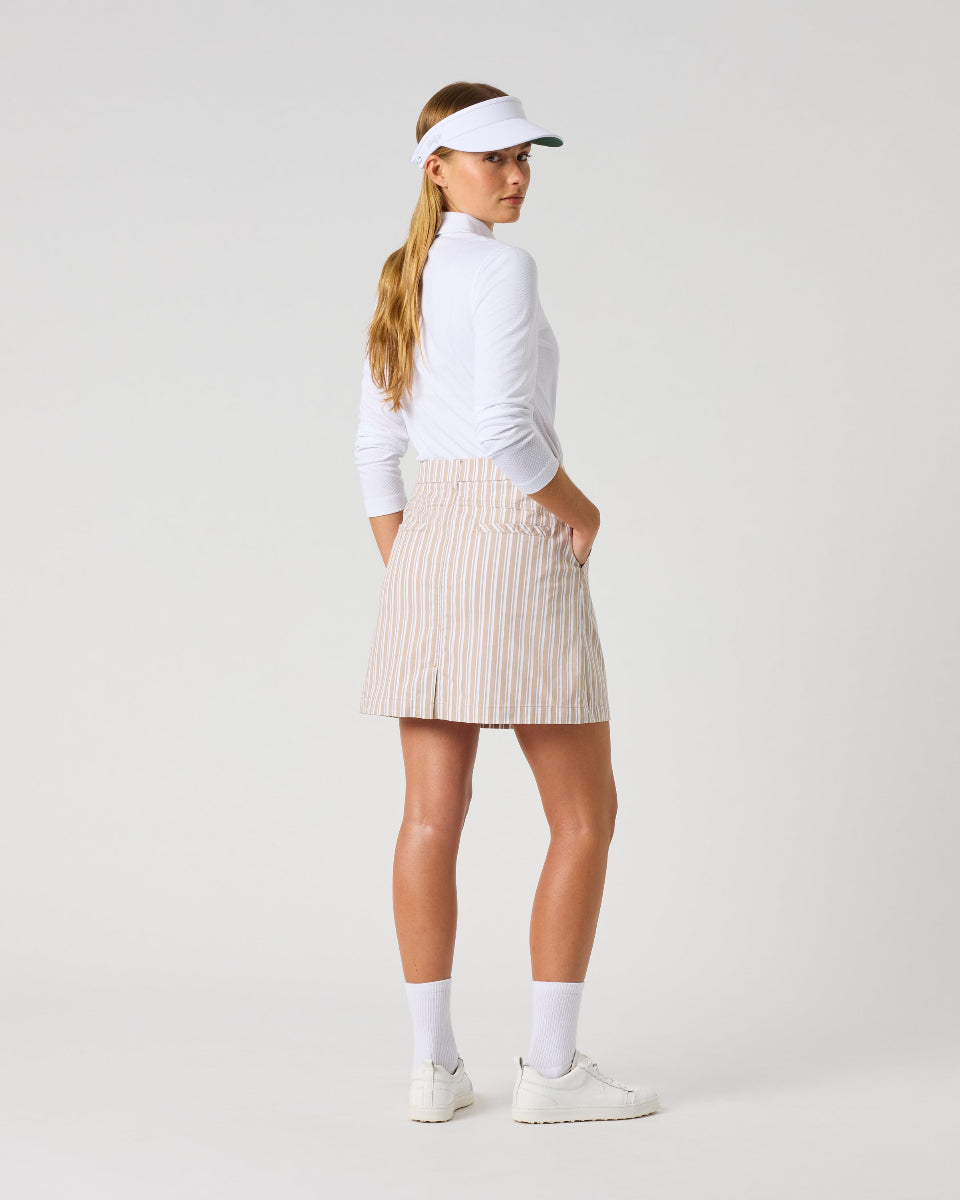 Daily Sports Stripe 20" Bark Long Skort