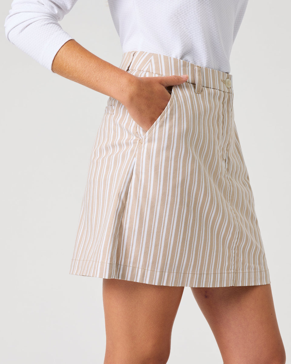 Daily Sports Stripe Bark 17" Skort