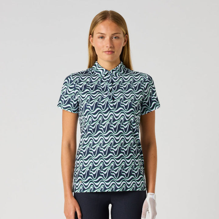 Daily Sports Flair Motion Printed Air Short Sleeve Polo