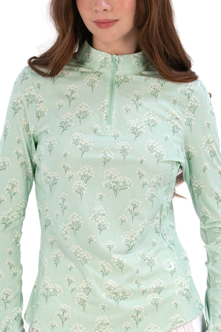 Foray Golf Floral Printed Sun Shirt