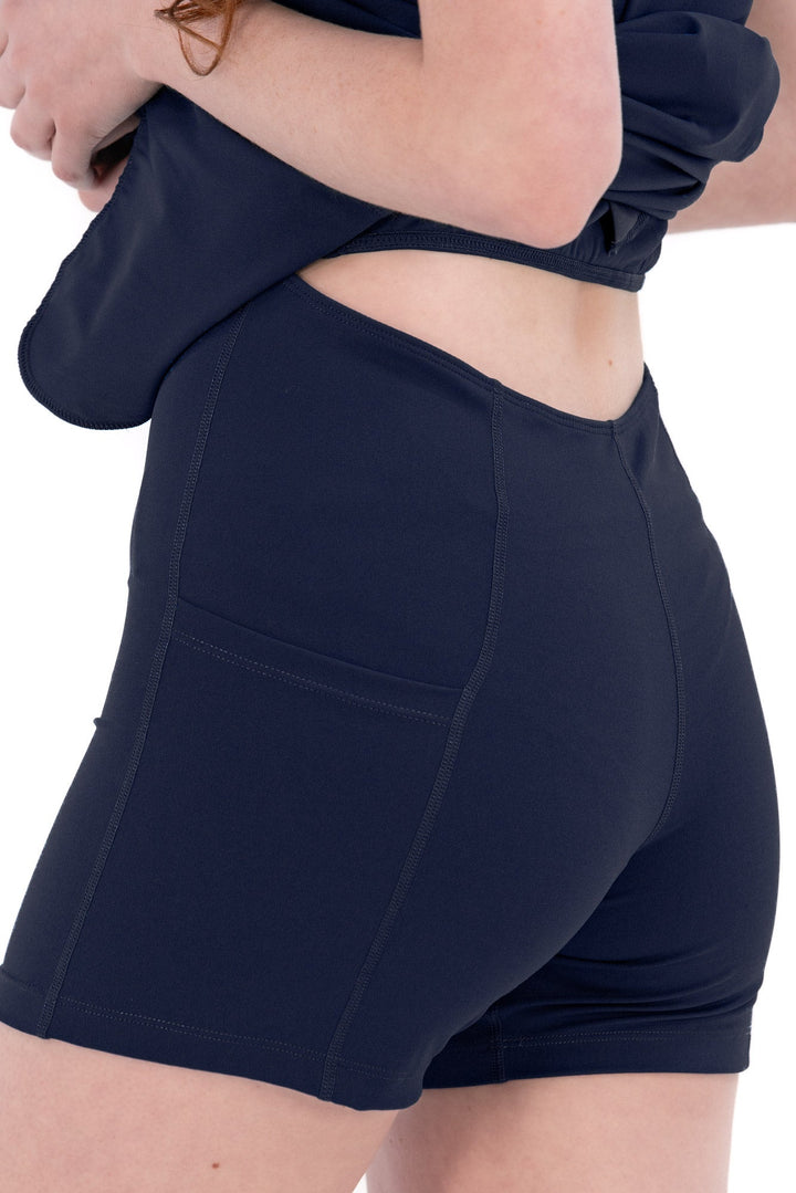 Foray Golf Navy Short Sleeve Bodysuit Dress
