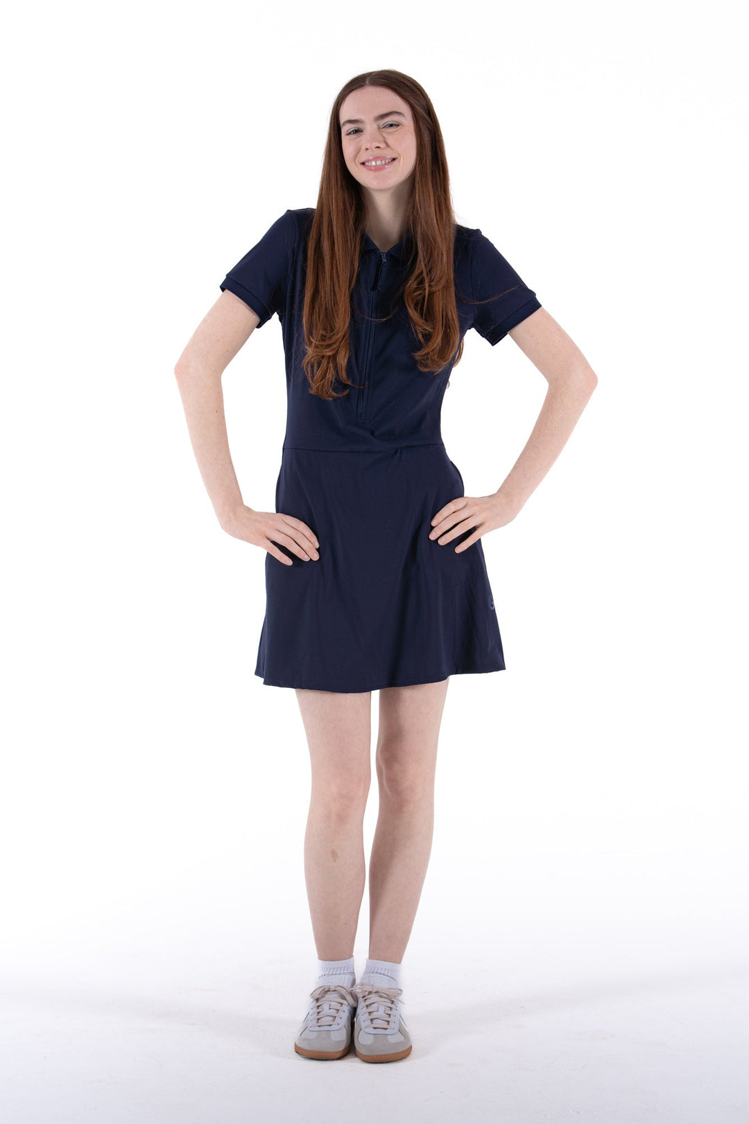 Foray Golf Navy Short Sleeve Bodysuit Dress