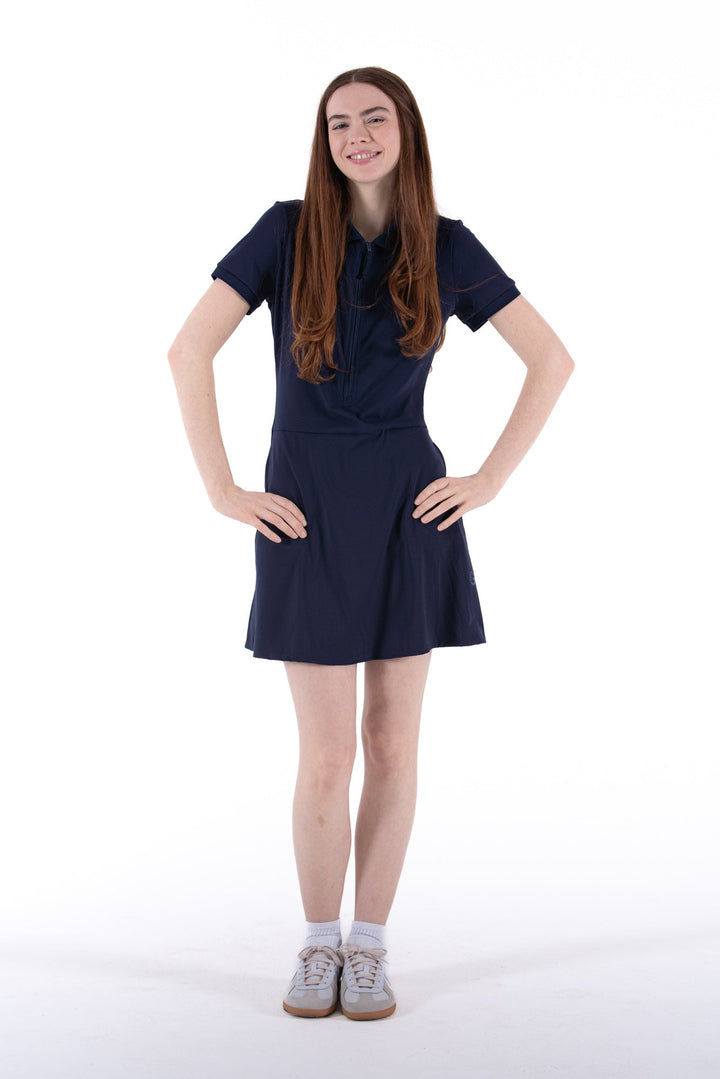 Foray Golf Navy Short Sleeve Bodysuit Dress