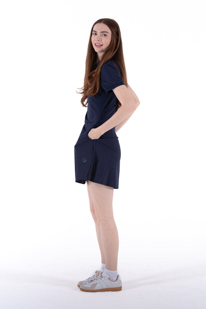 Foray Golf Navy Short Sleeve Bodysuit Dress