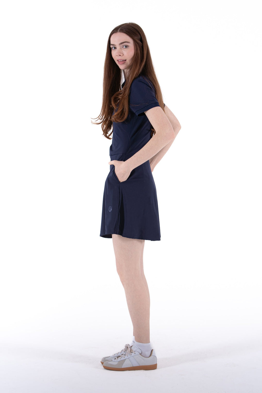 Foray Golf Navy Short Sleeve Bodysuit Dress