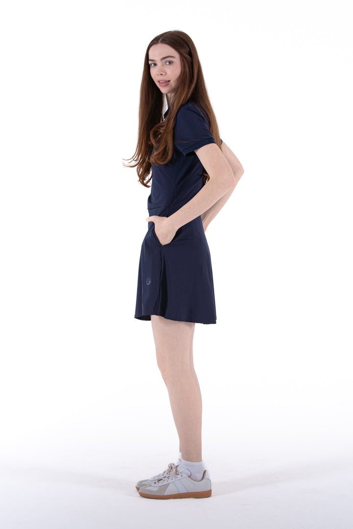 Foray Golf Navy Short Sleeve Bodysuit Dress