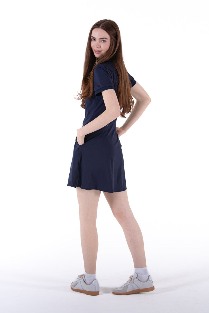 Foray Golf Navy Short Sleeve Bodysuit Dress