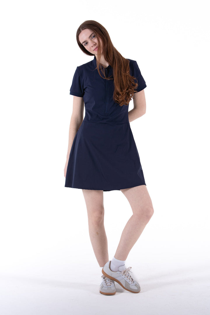 Foray Golf Navy Short Sleeve Bodysuit Dress