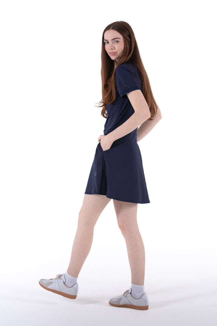 Foray Golf Navy Short Sleeve Bodysuit Dress