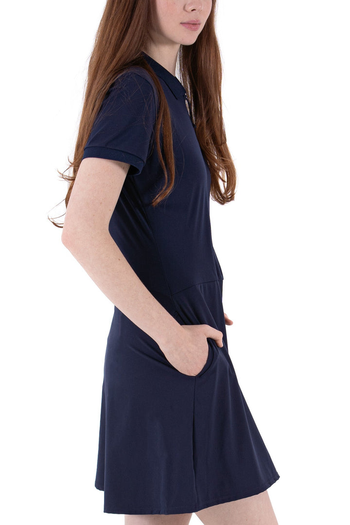 Foray Golf Navy Short Sleeve Bodysuit Dress