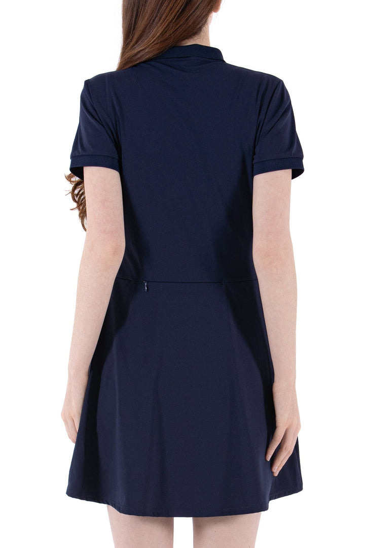 Foray Golf Navy Short Sleeve Bodysuit Dress