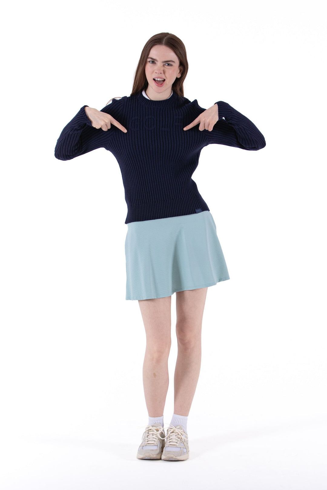 Foray Golf Navy Intarsia GOLF Sweater