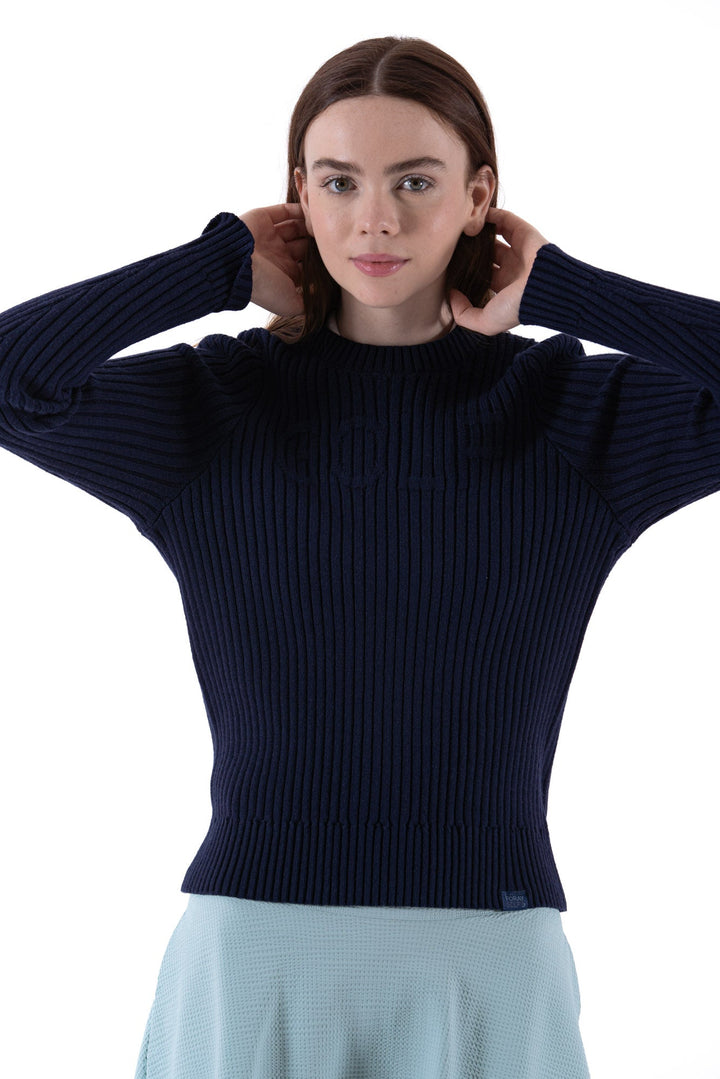 Foray Golf Navy Intarsia GOLF Sweater