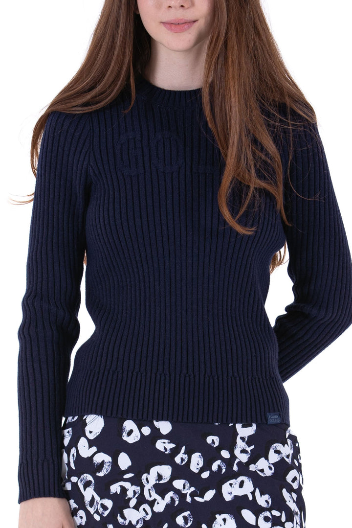 Foray Golf Navy Intarsia GOLF Sweater