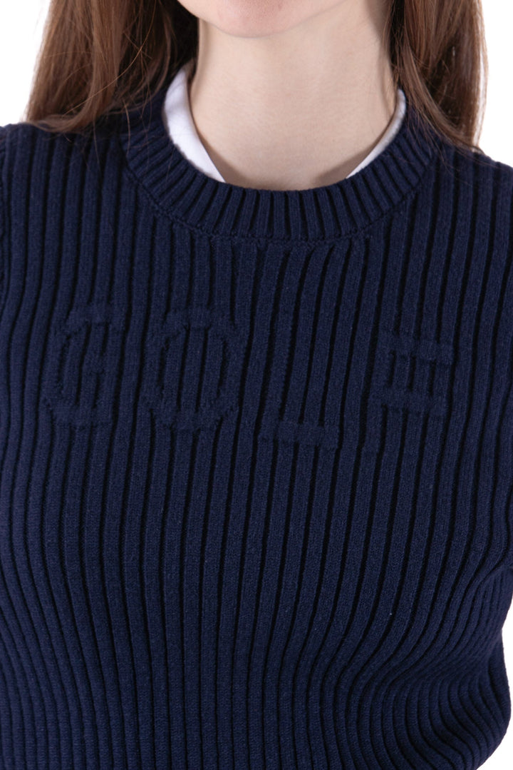 Foray Golf Navy Intarsia GOLF Sweater
