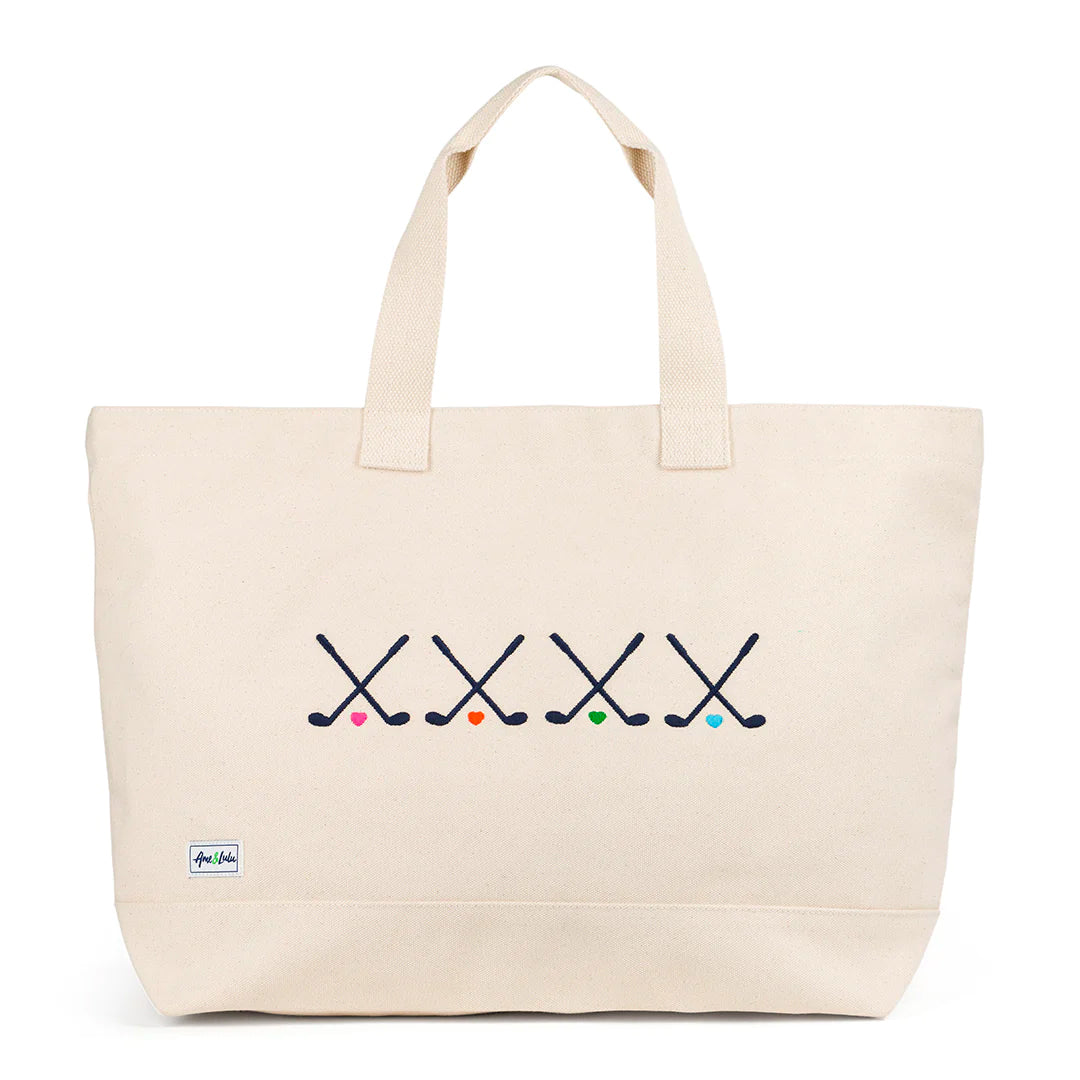 Ame &amp; Lulu Canvas Country Club Golf Totes
