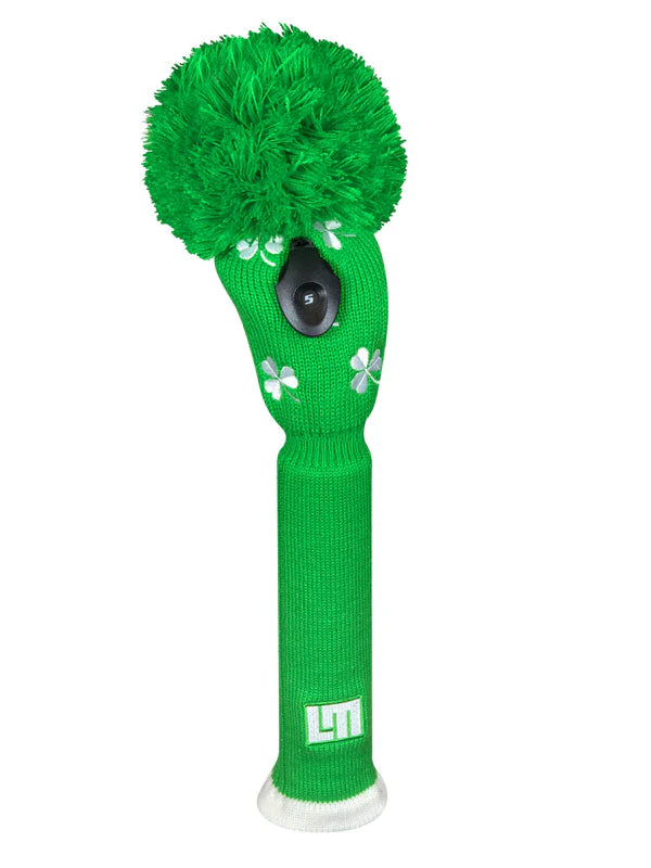 Just4Golf Shamrocks Knit Headcovers With Pom