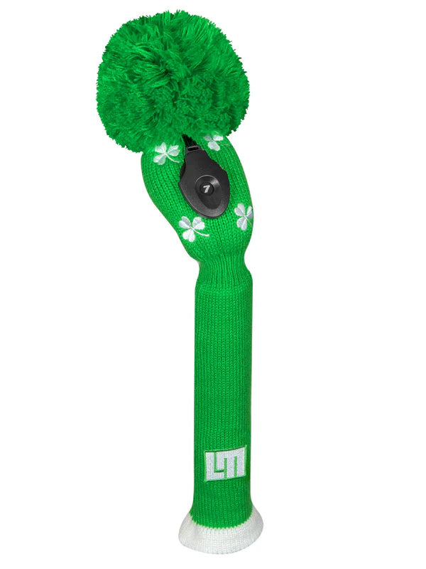 Just4Golf Shamrocks Knit Headcovers With Pom