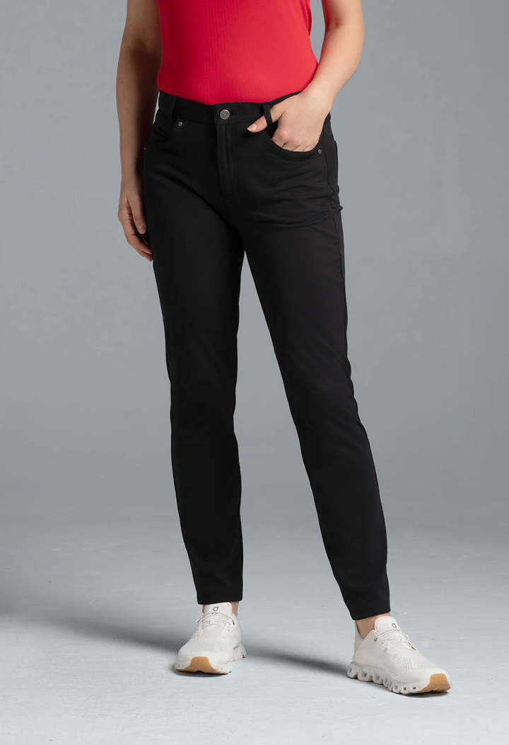 IBKUL 5-Pocket Performance Lightweight Stretch Pant