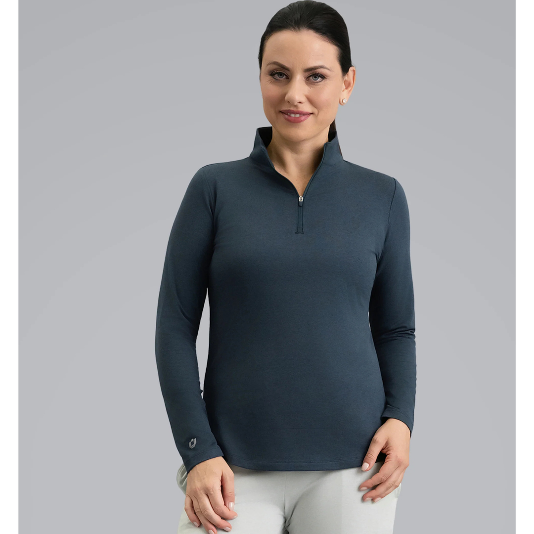 IBKUL IBKomfortable Long Sleeve Mock Neck Top