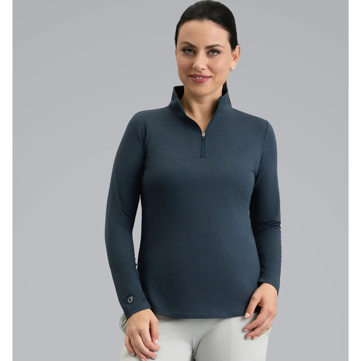 IBKUL IBKomfortable Long Sleeve Mock Neck Top