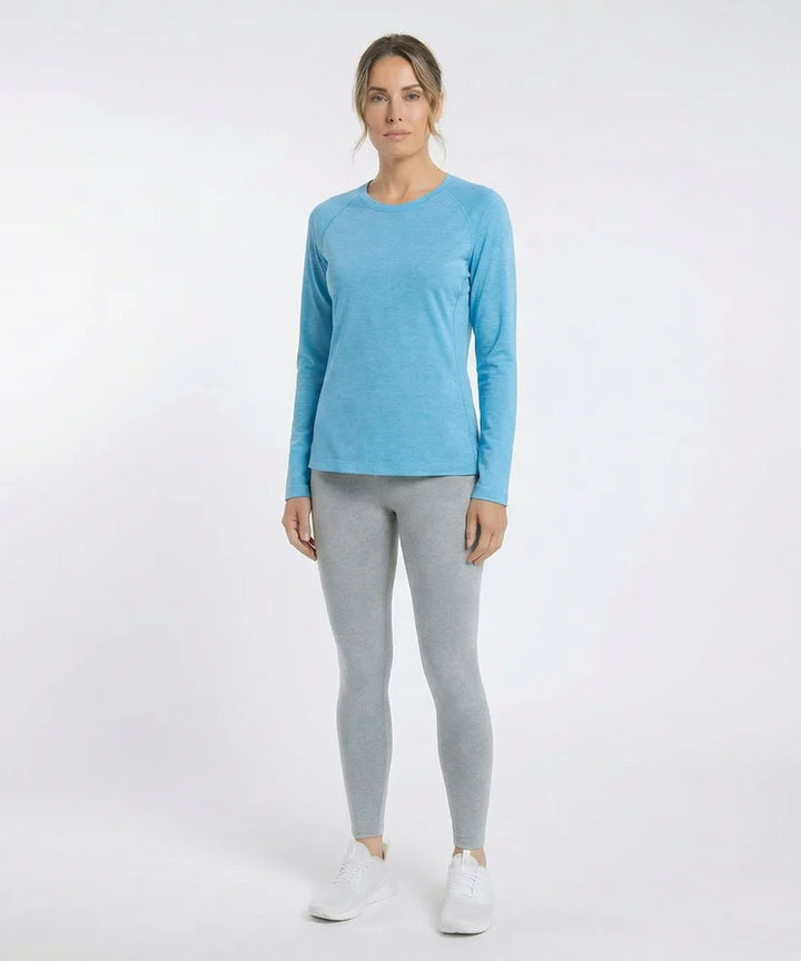 Sunice Greer Melange Active Crewneck