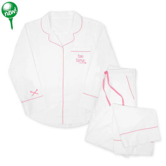 Ame &amp; Lulu Long Pajama Set - Golf