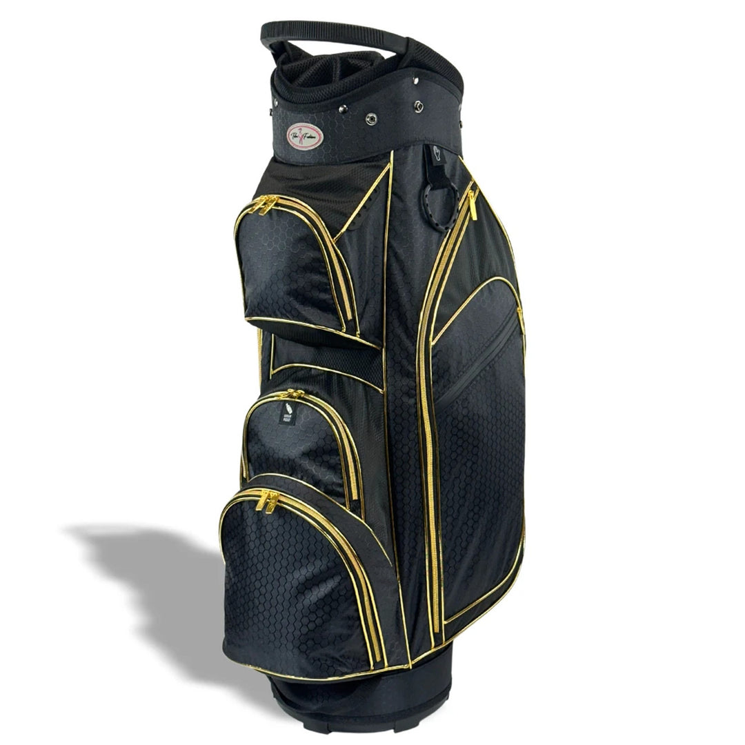 Taboo Fashions Black/Gold 14-Way Lightweight Cart Bag
