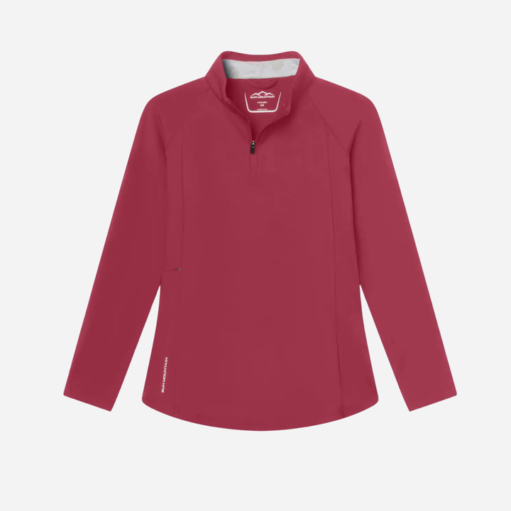 Sun Mountain Tech Quarter Zip - Rosewood