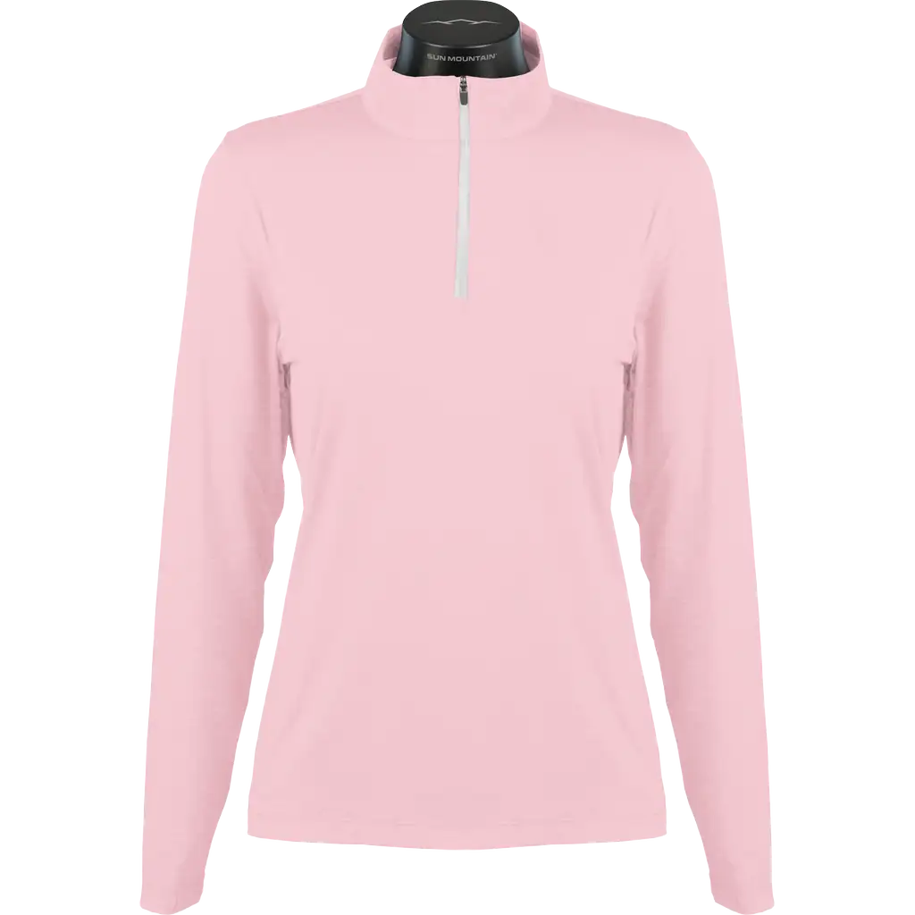 Sun Mountain Payton Quarter Zip - Pink