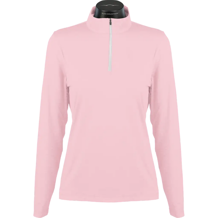 Sun Mountain Payton Quarter Zip - Pink