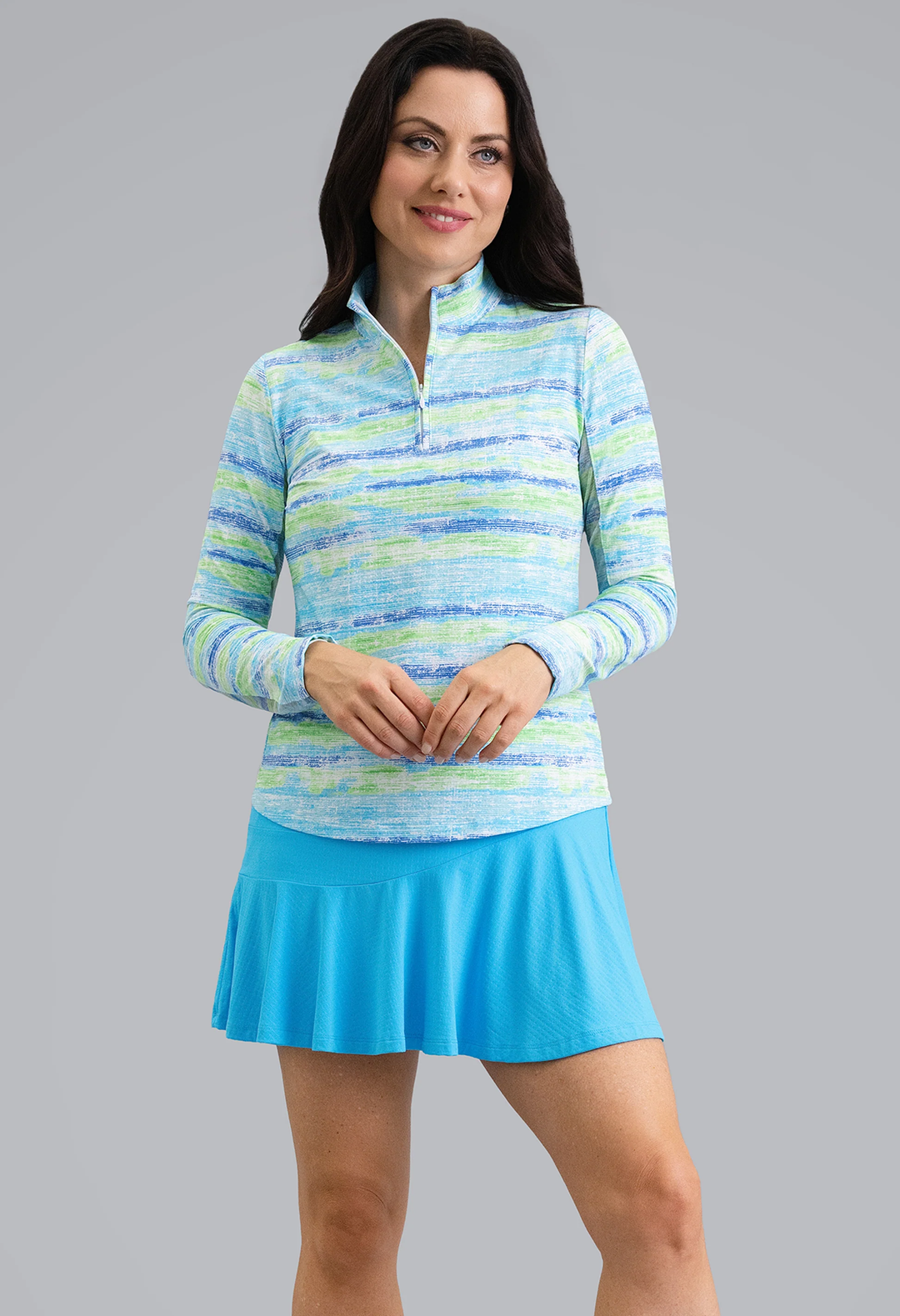 IBKUL Gia Long Sleeve Mock