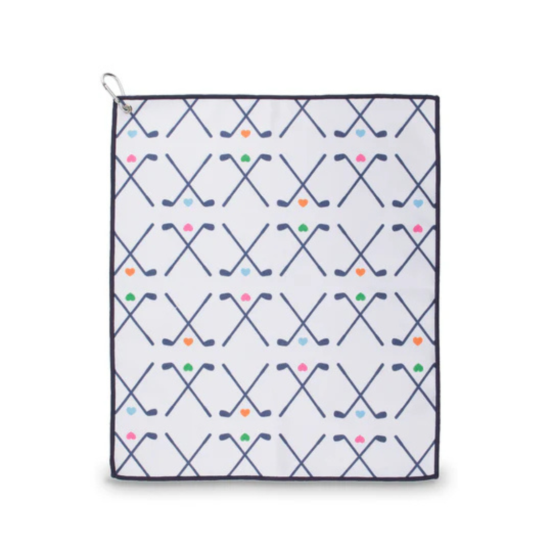 Ame &amp; Lulu Tinsley Golf Towel - Ame &amp; Lulu Tinsley Golf Towel