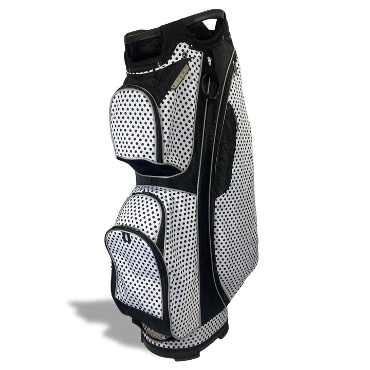 Taboo Fashions Black Tie Polka Dots 14-Way Lightweight Cart Bag