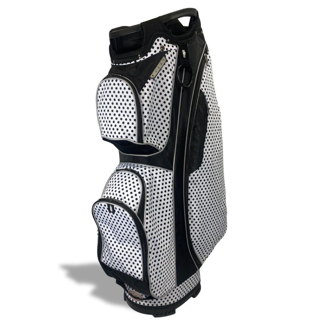 Taboo Fashions Black Tie Polka Dots 4-Way Lightweight Stand Bag