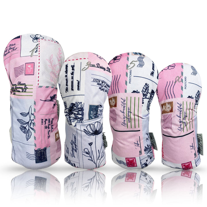 Taboo Fashions Love Notes Pink 4-Pack Headcover Set