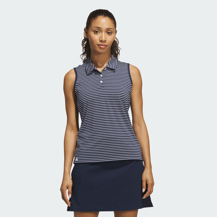 Adidas Performance Stripe Sleeveless Polo [AW26]