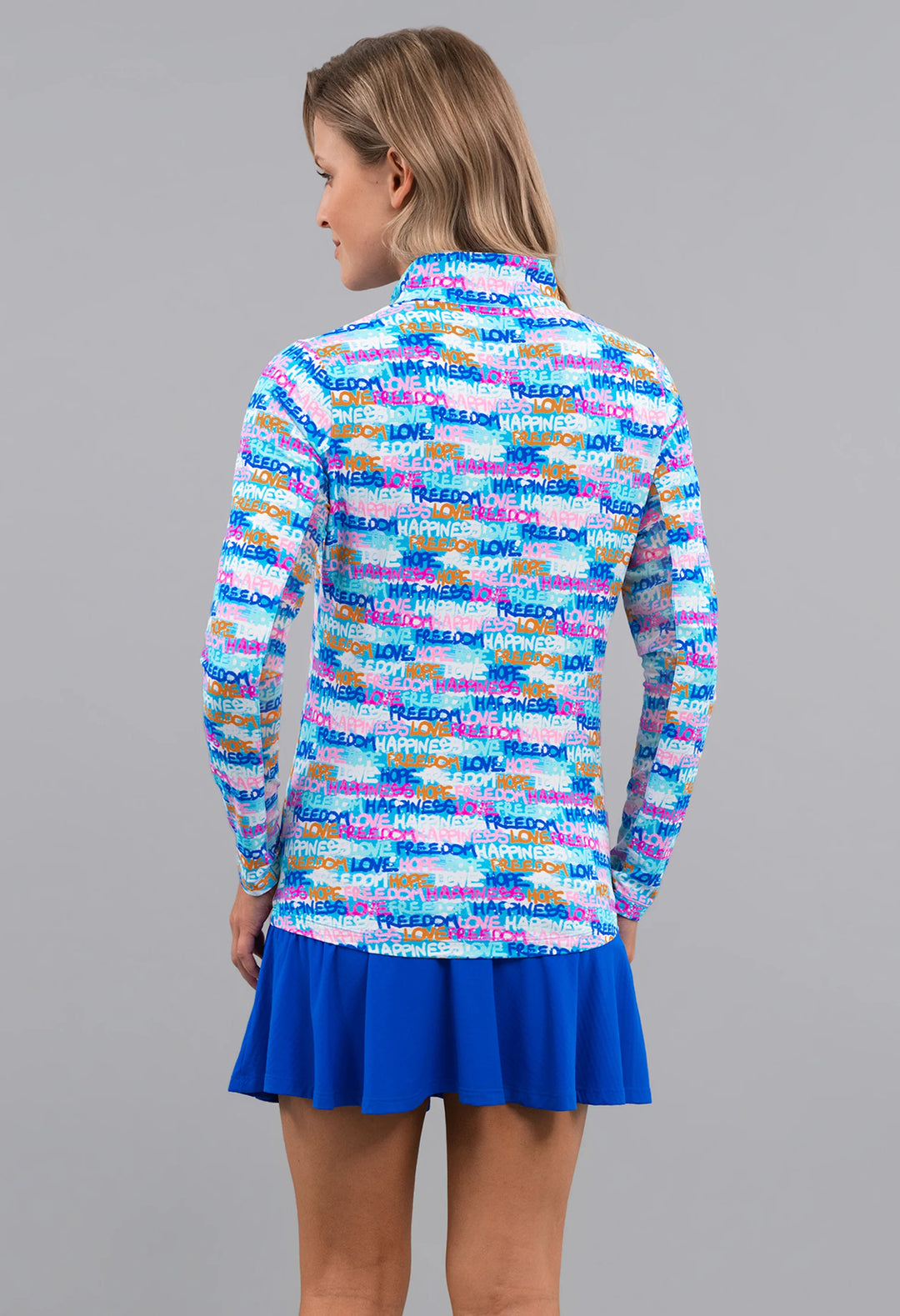 IBKUL Limited Edition Happiness Quarter Zip Mock [SF26]