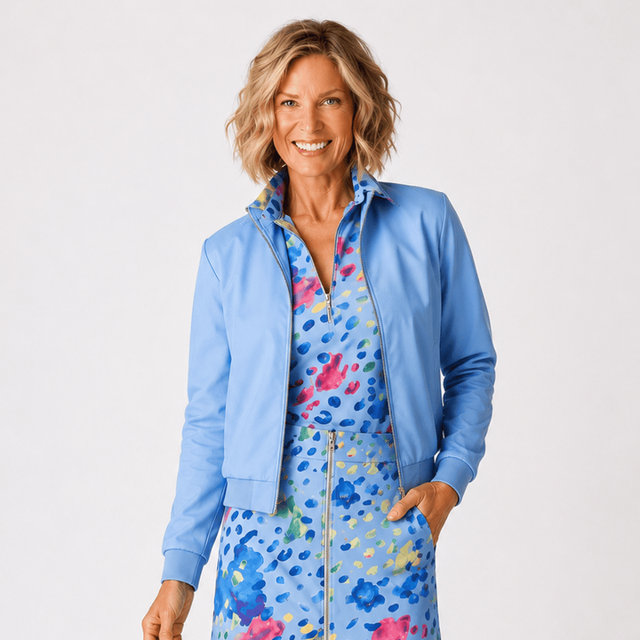 Danni Vista Embossed Bomber Jacket