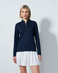 Daily Sports Peoria Dark Navy Long Sleeve Polo