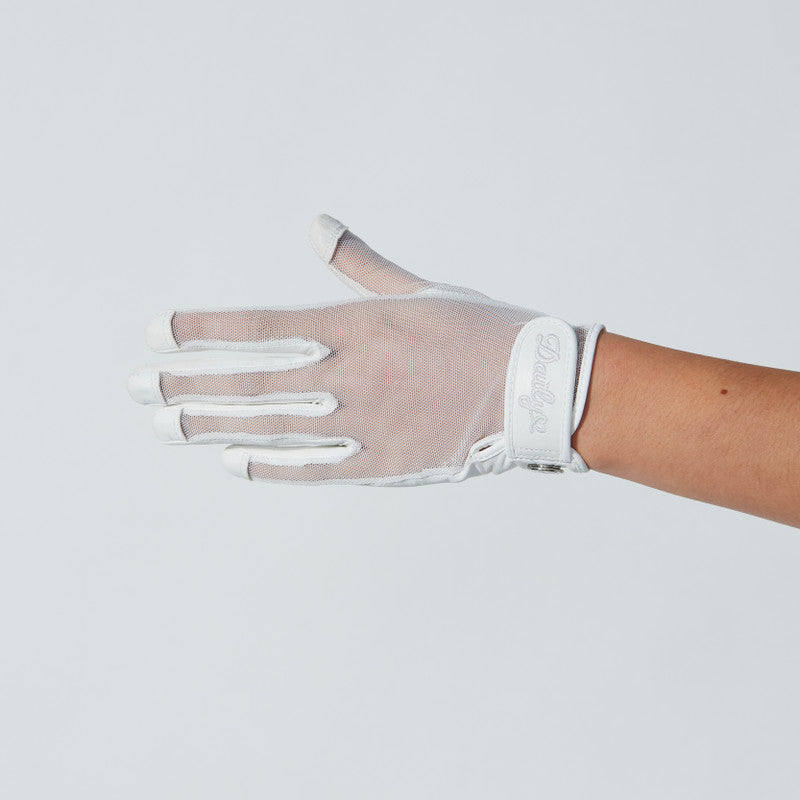 Daily Sports White Mesh Sun Glove [2026]