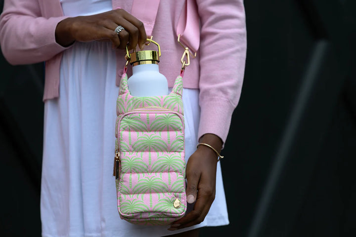 Wanderfull Pink &amp; Green Palm HydroBag®