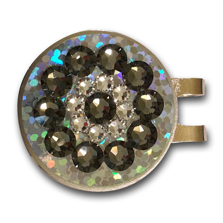 Blingo Ballmarker - Black Diamond/Silver Glitter image 1