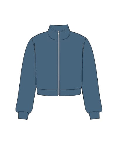 Danni Night Snake Embossed Bomber Jacket