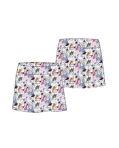 Marisa Amalfi White 16" Skort
