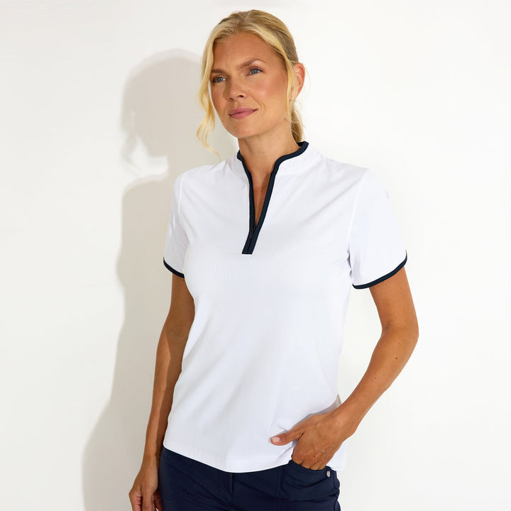 Abacus Turnberry Short Sleeve Mock