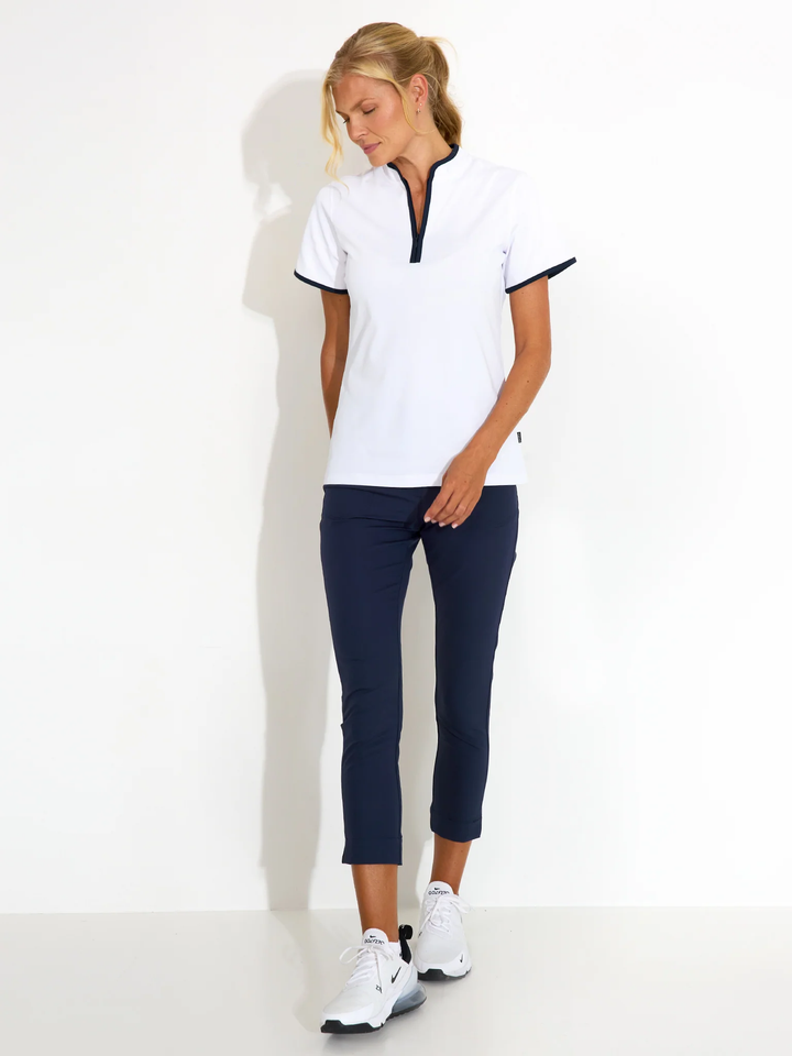 Abacus Turnberry Short Sleeve Mock
