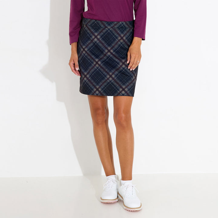 Abacus Limerick Plaid Golf Skort