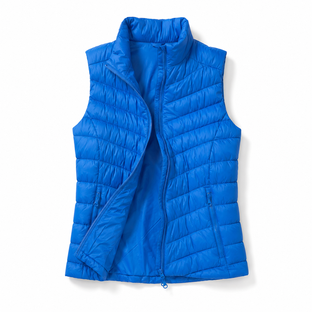 Bright Blue IBKUL Lightweight Quilted Vest